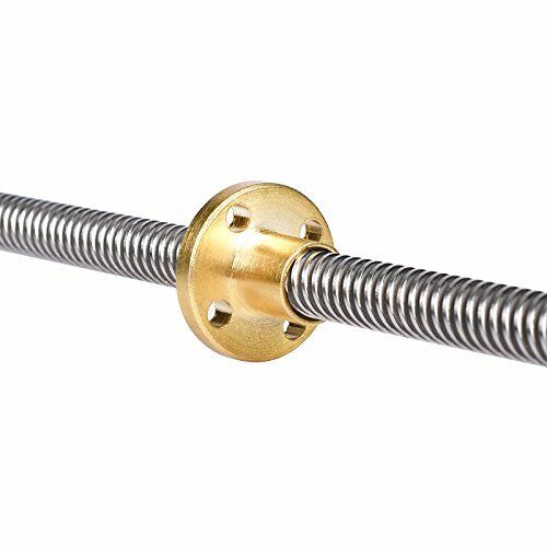Heavy Duty 40mm Lead Screw Set w/ 5mm Coupler Shaft & Bearing for 3D