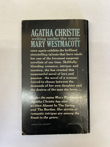 Eine Tochter von Mary Westmacott PB Dell Agatha Christie - Bild 2 von 3