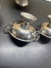 Etain French Pewter Rams Heads Loving Cup Trinket Dish and large Dish set of 6 — photo 9