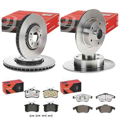 brembo BREMSSCHEIBEN + XTRA BELÄGE passend für RENAULT CLIO 4 1,6 RS + Trophy