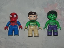 Lego Duplo Marvel Spider-Man, Sandman, Hulk Figures Minifigures Set 10876