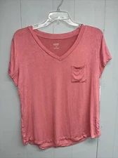 Charter Club Scoop-Neck Pajama Top Rose Blossom Medium NWT