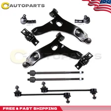 Front Lower Control Arm Ball Joints Tie Rod Ends For 2000 - 2003 2004 Ford Focus
