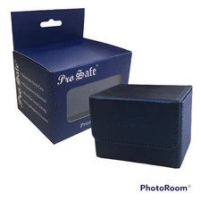 Pro Safe NAVY BLUE Premium Deck Case Gaming Holder Magnetic Storage Sealed 34163