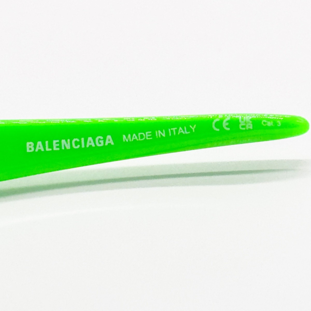 NEW BALENCIAGA BB0253S 005 OVAL GREEN GREY UNISEX SUNGLASSES