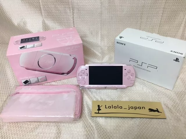 PSP PlayStation Portable Console Value Puck Blossom Pink PSPJ-30019 free  ship