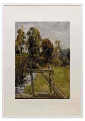 Millais John Everett Blick bei Hampstead A3 A4 gerahmter Druck Bild