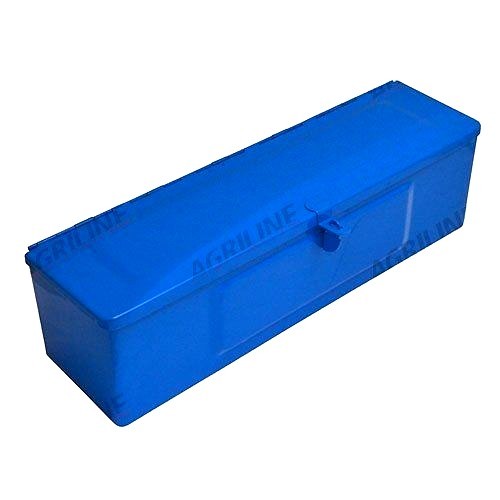 Groß Blau Werkzeugkasten Für Ford 2000 3000 4000 5000 Traktore - Bild 1 von 3