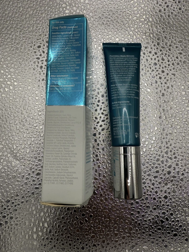 Colorescience • Tint du Soleil SPF 30 UV Protective Foundation • MEDIUM • 1 oz - Image 2 of 4