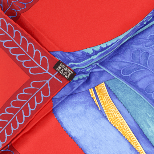 Hermes Schal SELLE DOFFICIER EN GRANDE TENUE 70cm Seidentuch WLODEK KAMINSKI - Bild 5 von 6