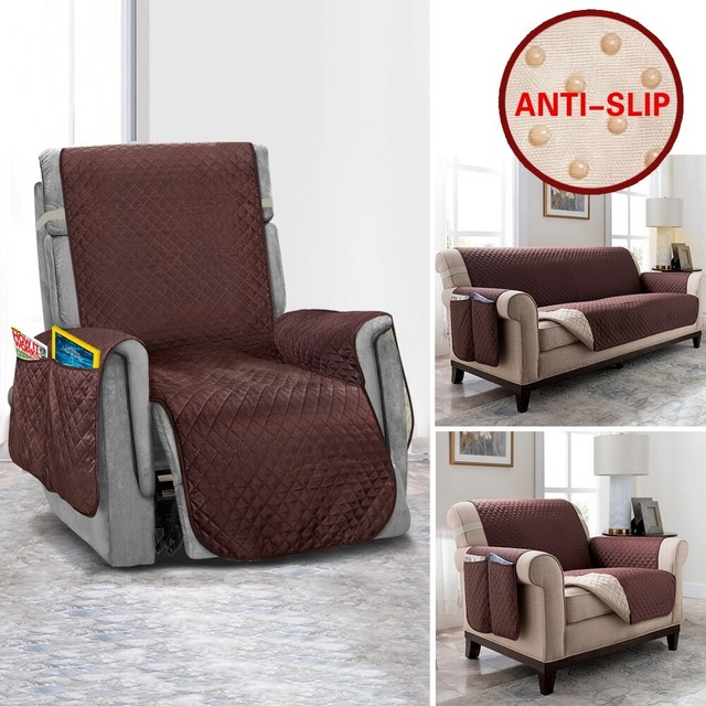 Recliner Chair Waterproof Covers For Leather Anti Slip Furniture