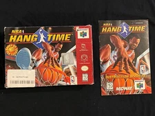NBA HangTime (Nintendo 64, 1997) - BOX / MANUAL ONLY - N64