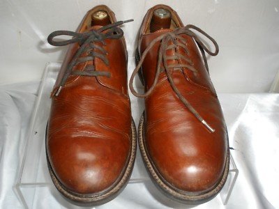 JOHNSTON & MURPHY Plain-Toe Brown Sz 10M Men Dress Lace Up  display picture 2
