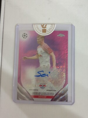 2023-24 Topps Chrome UCC Nicolas Seiwald Auto Purple Shimmer /250 #CA-NS KT01