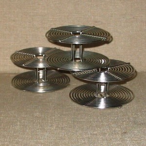 3 vintage heavy duty 35mm roll film developing reels