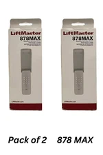 LiftMaster 878MAX Wireless Garage Door Keypad - Keyless Entry System-Pack of 2