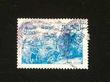 ALGERIA 1984 VIEWS OF ALGERIE BEFORE 1830 2.00D BLUE BEJAIA - USED