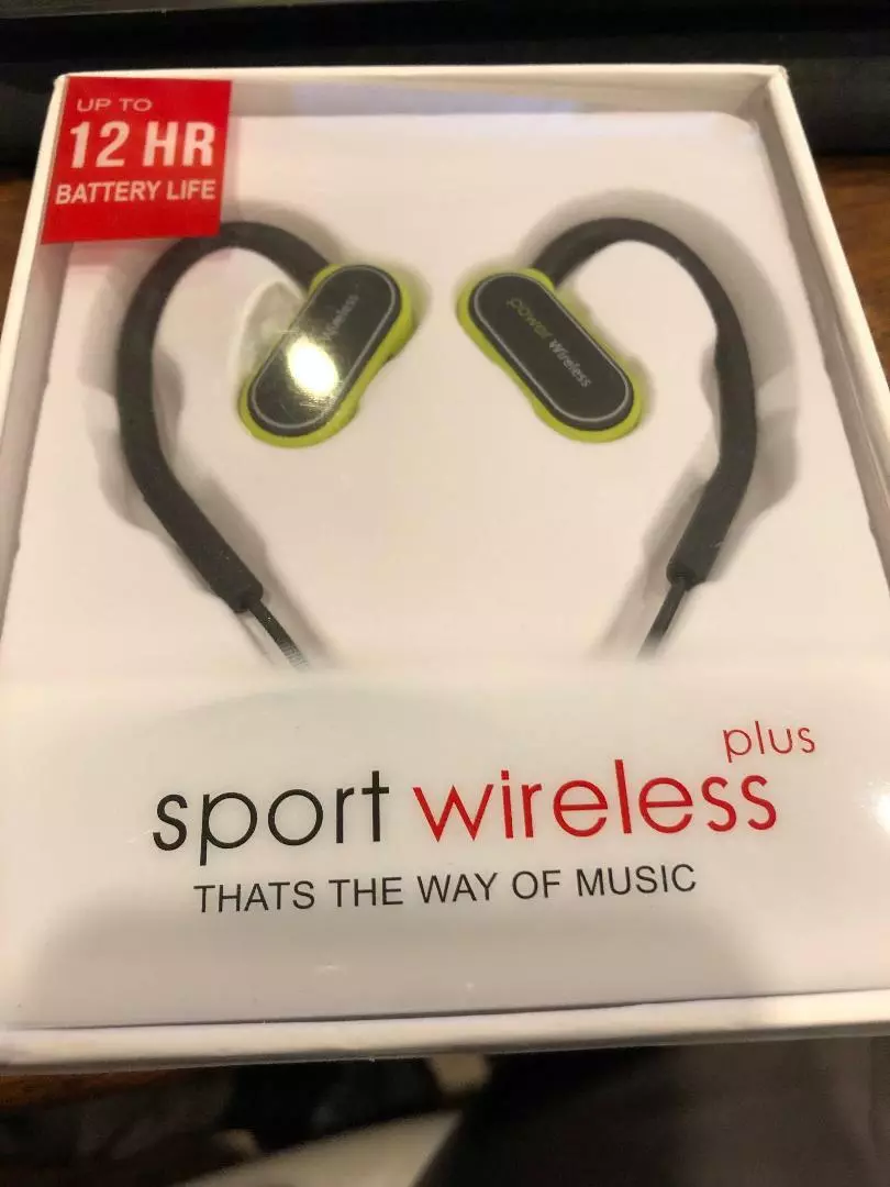 Sport Wireless Headphones 12 hour battery life Light Weight Design