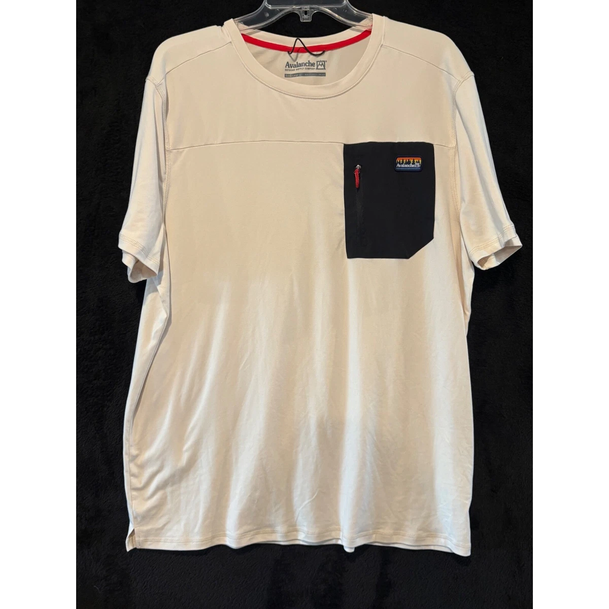 T-shirt Avalanche Homme Gris Bruyère – Taille S – Parfait Randonnée / Couche De Base