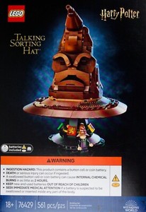 Image of LEGO 76429 HARRY POTTER TALKING SORTING HAT MINIFIGURE BRAND NEW SEALED