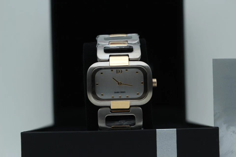 Reloj de cuarzo de diseño danés para hombre esfera blanca plata titanio pulsera DZ120109 Foto 4 de 4