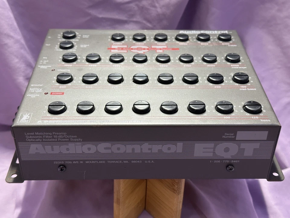 AudioControl EQT Pair Gen 1 Mono 30-Band 1/3 Oct Audiophile EQ Preamp SQ HiFi - Image 2 of 4