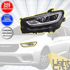 For 2021-2024 Chrysler Pacifica LED Driver Side Projector Headlight w/LED DRL LH