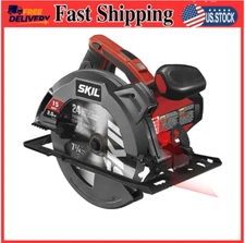 Skill Circular Saw With Laser Guide 15 Amp Electric 7-1/4 Inch Blades Skill Saw