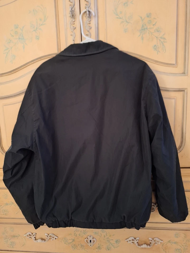 Chaqueta Croft & Barrow Negra con Cremallera Para Hombre Talla S Abrigo Informal Ligero Foto 3 de 4