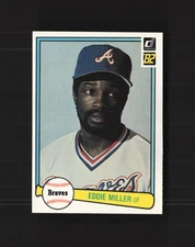 1982 Donruss #425 Eddie Miller Atlanta Braves MM