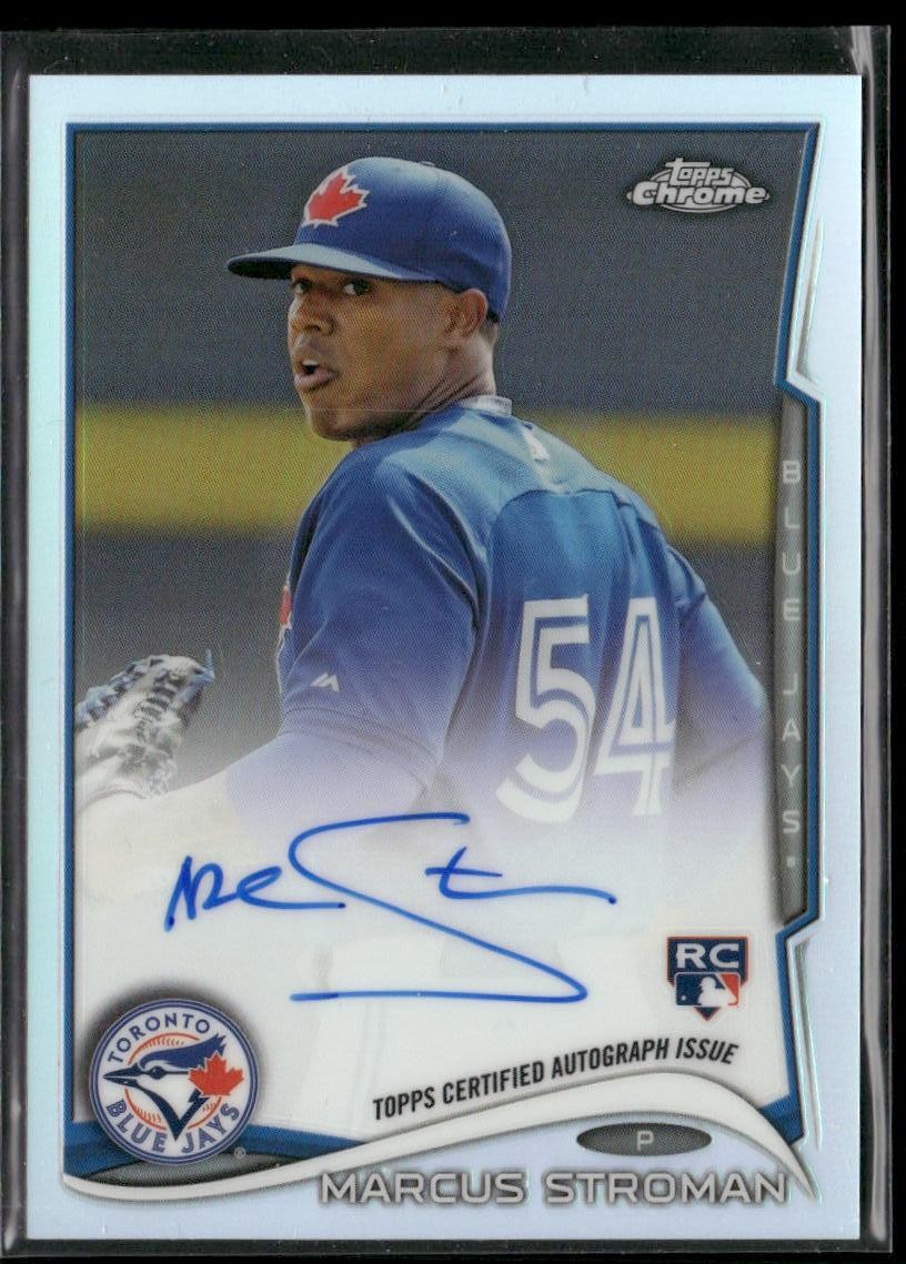 2014 Topps Chrome #MST Marcus Stroman Rookie Autographs Refractors #/499
