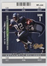 2004 Fleer Authentix Darrell Jackson #10 1cl0