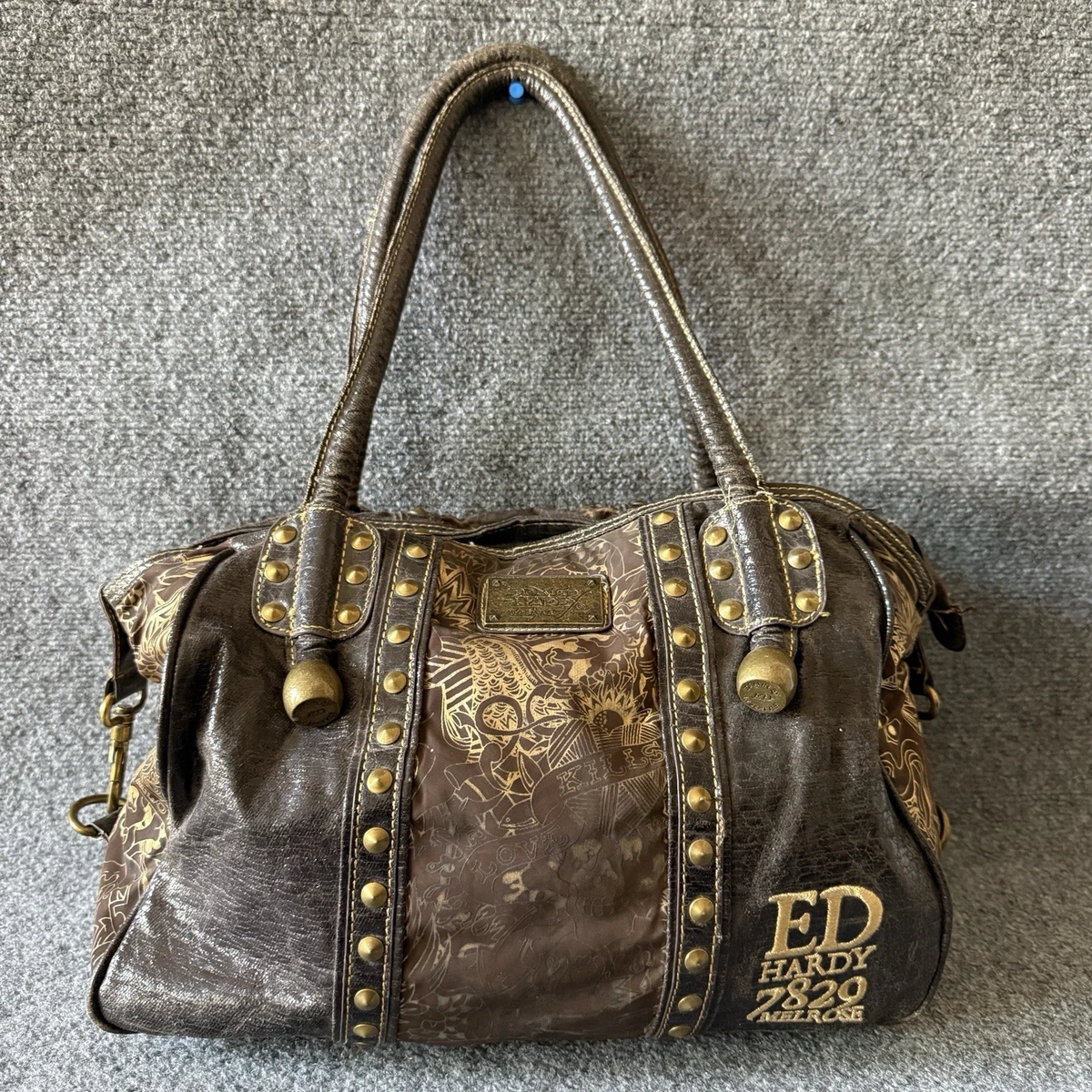 Ed Hardy Leather Exterior Medium Bags & Handbags for Women for