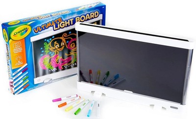 Crayola Ultimate Super Size Light Board Kids Drawing Set FX Light Mode BRAND NEW