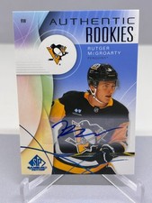 24-25 Rutger McGroarty #225 Pittsburgh Penguins SPGU Rookies Autographs Blue