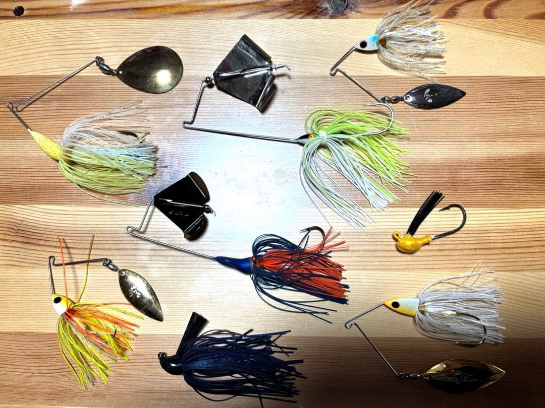 Buzzbait Spinnerbait Lure Set Bulkbass Fishing Retired - Image 1