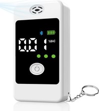 Professional Contactless Breathalyzer - High Accuracy Alcohol Tester with Blueto