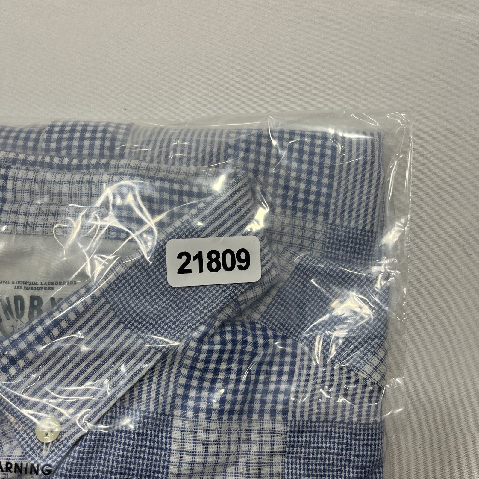 Barbour Button Down Gingham Patchwork Shirt Size … - image 10