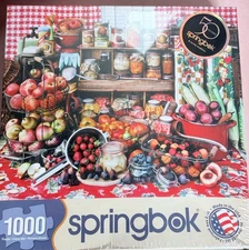 New Old Stock Springbok 1000 Pierce 50 Years Preserves Puzzle