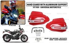 Fit For Universal Motorcycle "Red Hand Guard With Aluminum Support"
