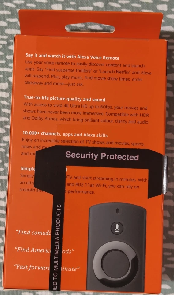 Amazon Fire TV 3rd Gen 4k ULTRA HD & HDR With Alexa Remote  - Image 3 of 4