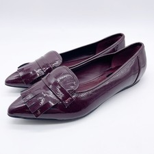 Franco Sarto Women's Helsa Burgundy Ballet Flats Shoe Size 5.5 M