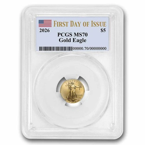 2026 1/10 oz American Gold Eagle MS-70 PCGS (First Day of Issue)
