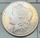 1880 Silver Morgan Dollar Coin