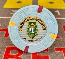   $1 Boulder Station Casino Chip Las Vegas NV...