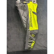 Fast House Motocross Pants Black/Neon Yellow Size 36 Adj Waist