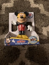 Mickey Mouse Water Swimmer Wind Up Toy Bath Time or Pool Fun Disney Junior