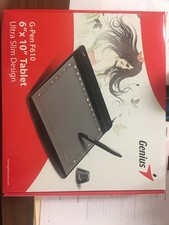 Genius G-Pen F610 USB Tablet With Box. Great Shape. Never used 