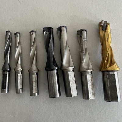 Ingersoll Carbide-Tipped Milling Bit End Mill 7/16in 2-Flute Lot of 7