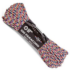 Atwood Rope MFG 550 Paracord 100 Feet 7-Strand Core Nylon Parachute Summit